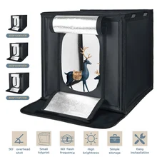 Desktop Photo Studio Soft Box Portable Lightbox Tabletop Shooting Tent Photography Box Softbox Set for Items Display 45/65/80 cm