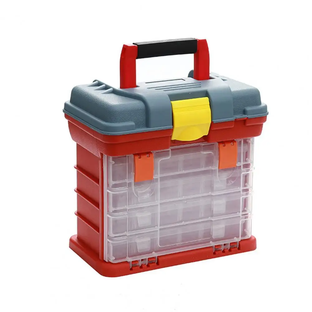 

Fishing Tackle Box Sturdy Storage Box Outdoor Impact-resistant Multi-functional Portable Space-saving Tool Box