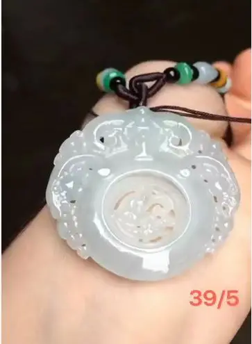 

Natural 7A Myanmar jade Handcarved yellow dragon green jade pendant jade necklace pendants jewelry jade necklaces