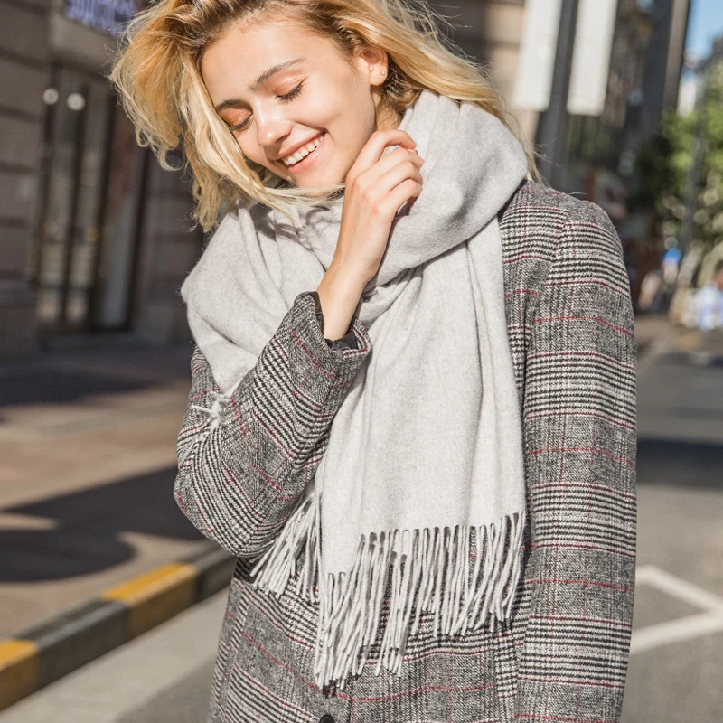 Кашемировые шарфы женский зимний шарф 2018 из пашмины женские роскошные Брендовые