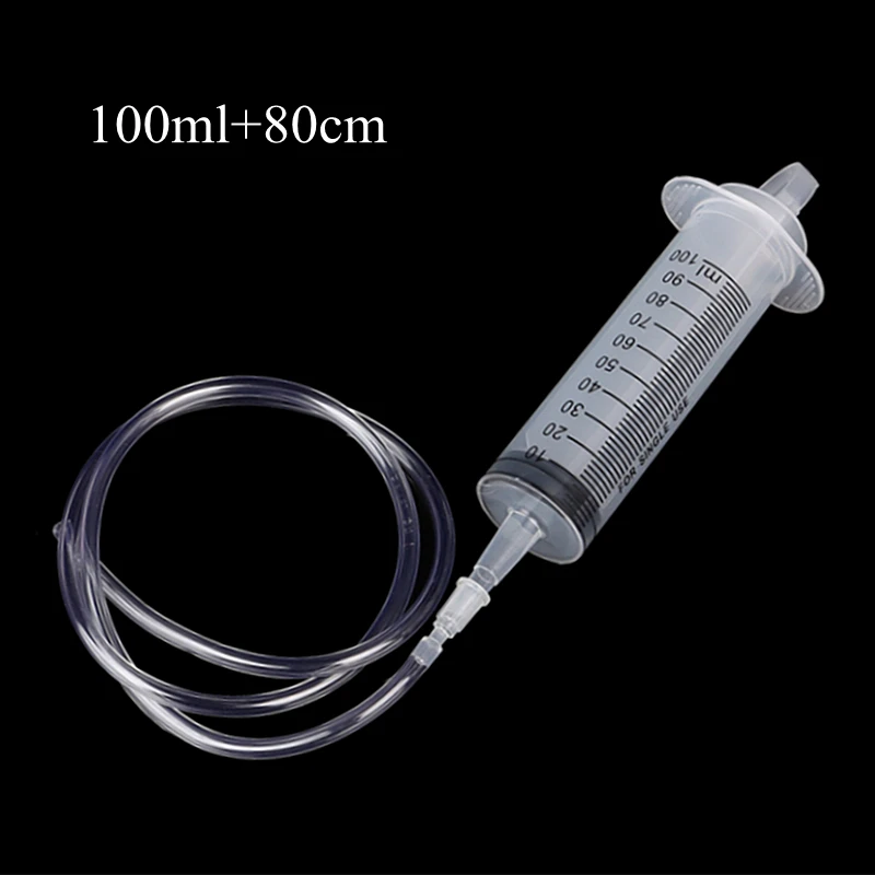 

1 шт. 60 мл/100 мл/200 мл пластиковый подающий шприц многоразовый насос с трубкой 80 см для эпоксидной смолы инструмент оптом