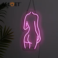 usb led neon night light sign sexy lady art sign wedding party restaurant shop wall mounted lighting room decorative lamp