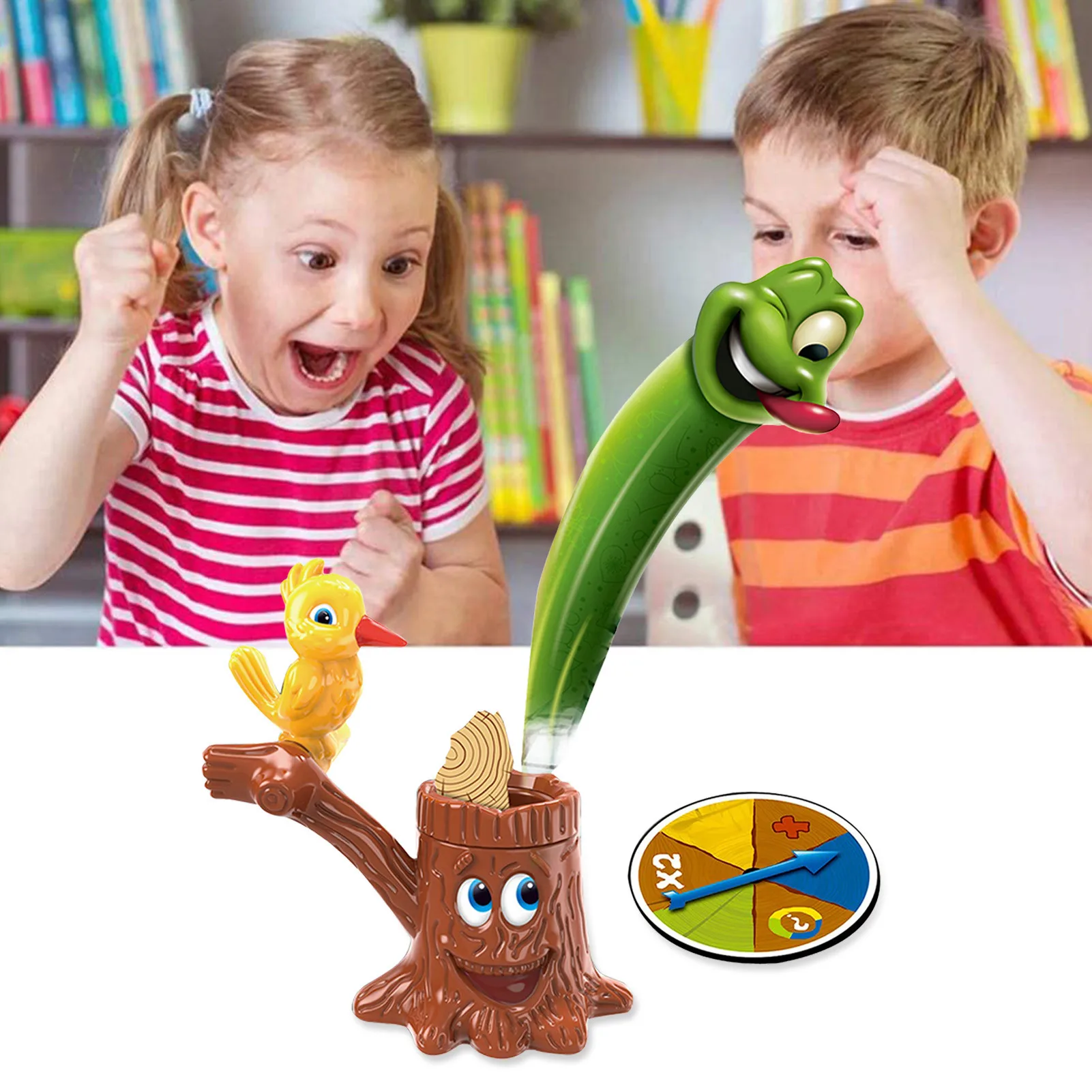 Игрушки для игр с Дятлом игрушки отдыха развлечения насекомые птицы настольные