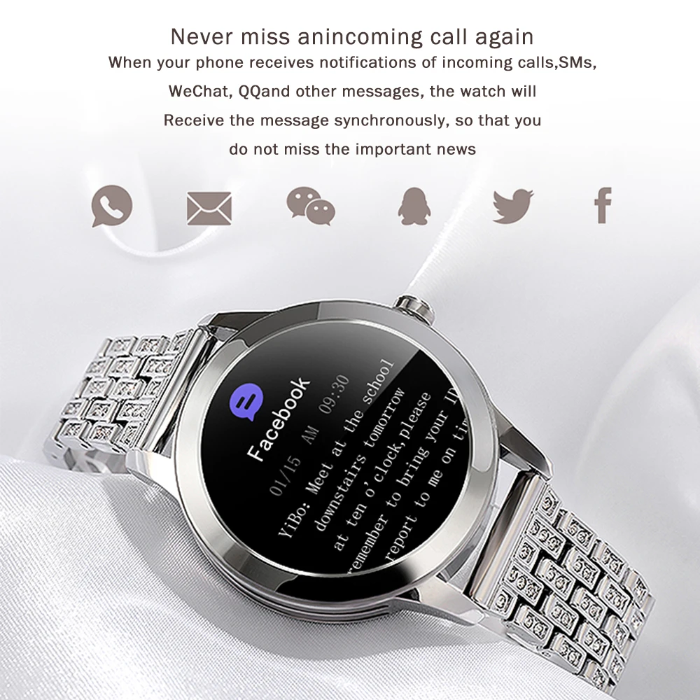 Torntisc G1 Smart Watch Women 2021 Heart Blood Pressure Monitor IP68 Водонепроницаемый 240 * женские цифровые