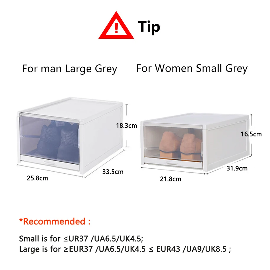 

3pcs/Set New Push-pull Shoes Box Rack Plastic foldable Shoe Organizer Stackable Storage Drawer Boxes Shoes for Sports Shoes rack