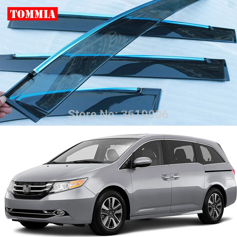Tommia абсолютно новый для Honda Odyssey 2015 оконный козырек тент защита от ветра и дождя