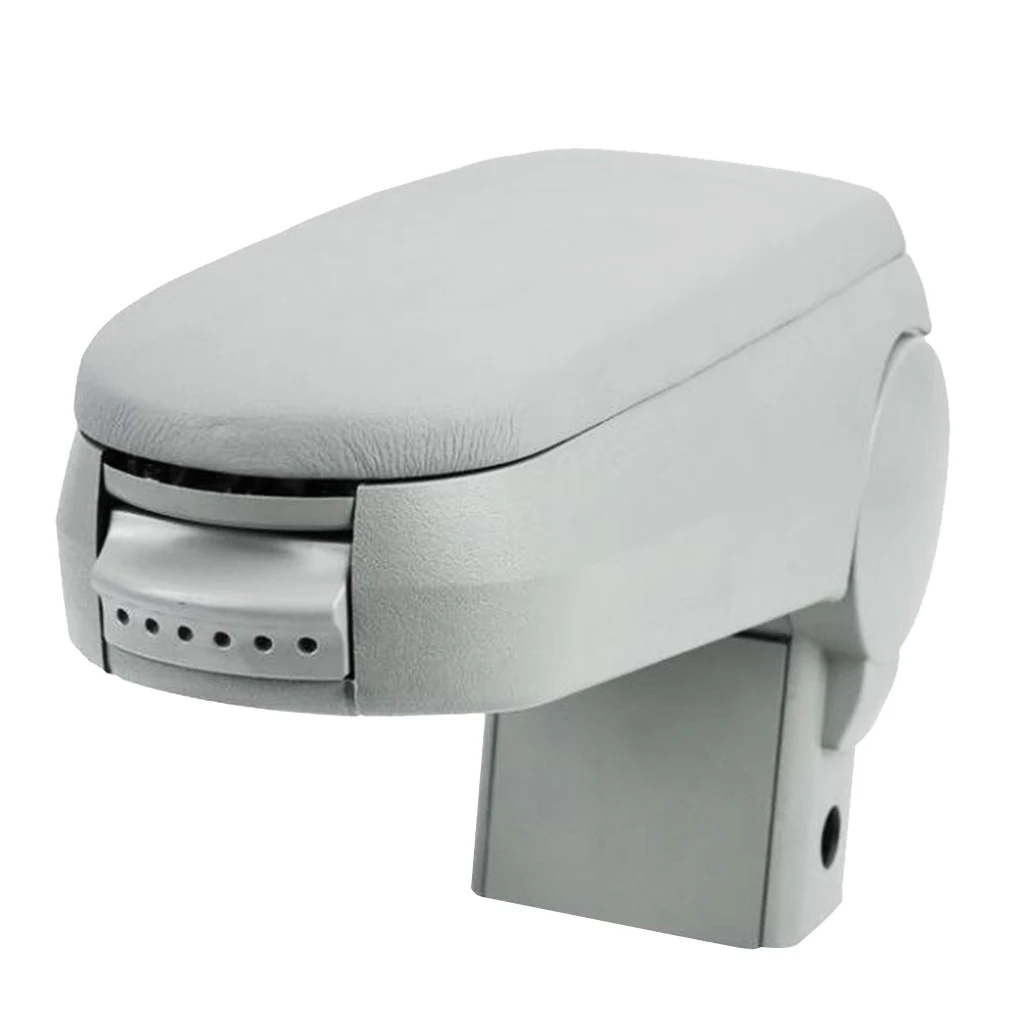 Подлокотник центральной консоли из искусственной кожи серого цвета для 1998 2007 VW