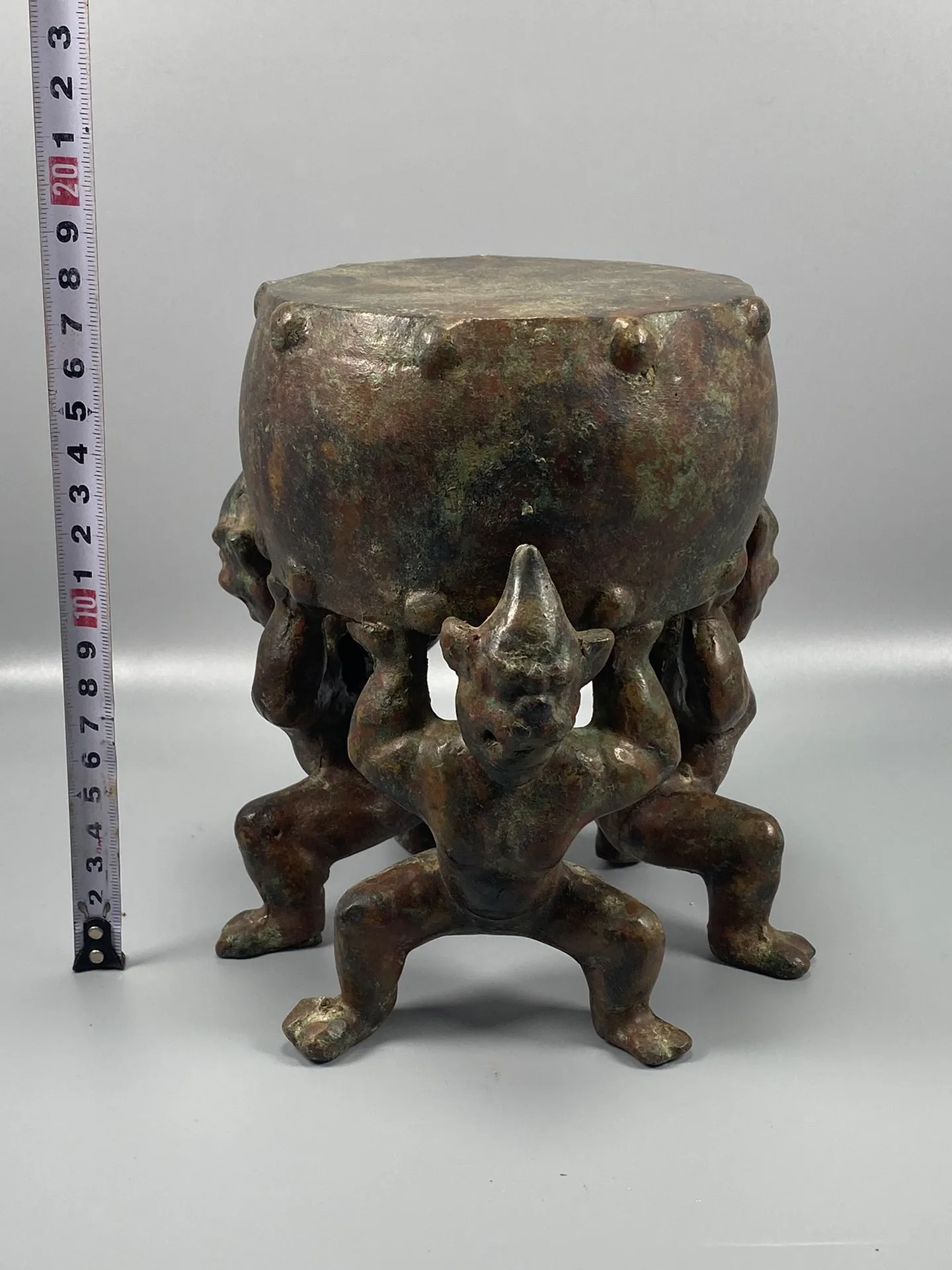 

LaoJunLu Three Drum Bronze Imitation antique bronze masterpiece collection of solitary Chinese traditional style jewelry