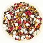 Стеклянные 3D Стразы Siam, Вулкан, без исправлений, стразы для дизайна ногтей, драгоценные камни, украшения для ногтей, кристаллы, Стразы AB