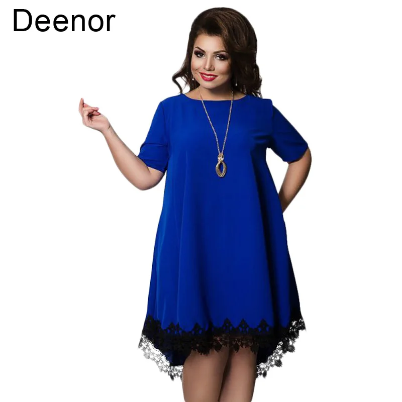 

Deenor Plus Size 5XL 6Xl Sexy Summer Women Dress Casual Summer Mini Backless Lace Dress Tassel Beach Dresses Party Vestidos