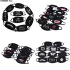 Хлопковая Пылезащитная маска с изображением медведя из мультфильма аниме для мужчин и женщин, маски со ртом для лица, 1 шт.