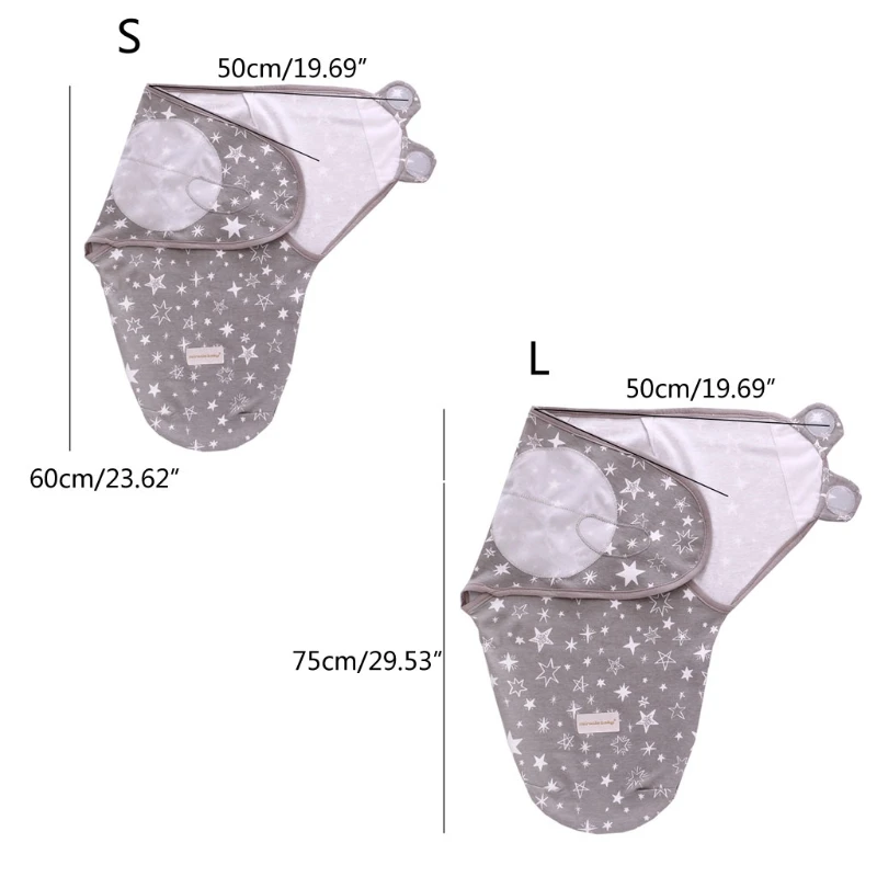 

3pcs/lot Baby Sleeping Bag Newborn Envelope Swaddle Wrap Soft Cotton 0-6 Months Sleep Blanket