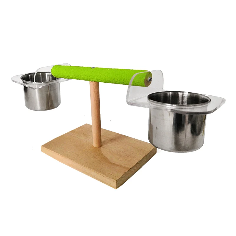 Многофункциональный попугай жердочка для птицы столешница деревянная подставка