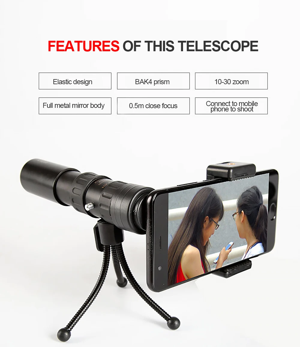 Открытый HD телескоп монокулярный бинокль охотничий туризм карманы для кемпинга