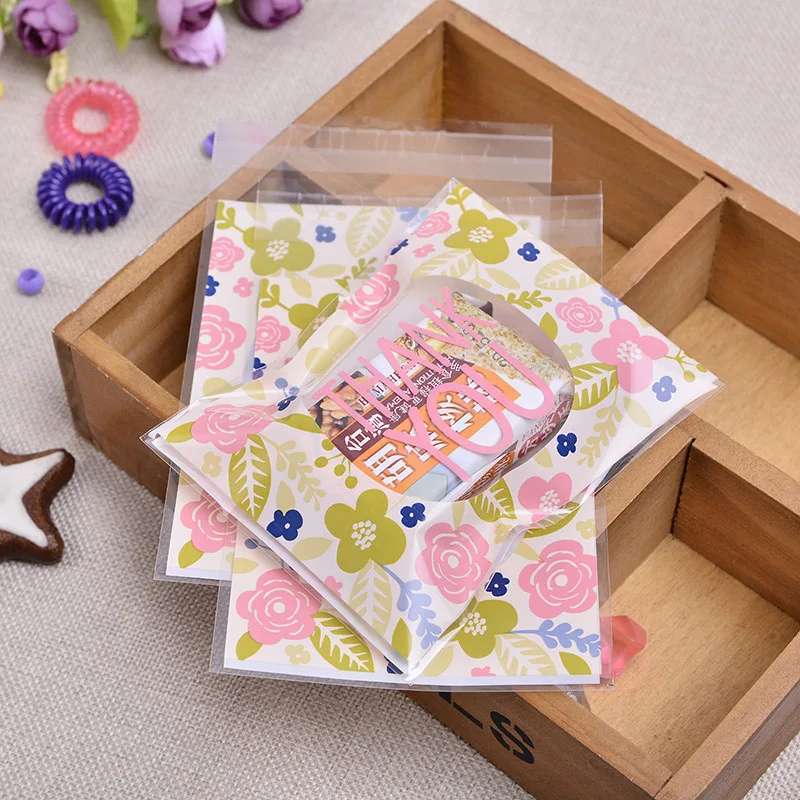 100 шт Подарочный пакет спасибо сумки упаковка подарок свадебные конфеты вечерние