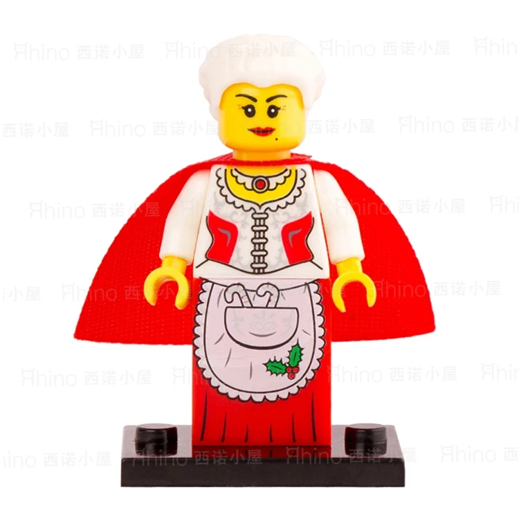 Одиночная продажа Mrs. Claus Рождество hol048 праздник Звездные войны DIY minifig Сделай Сам