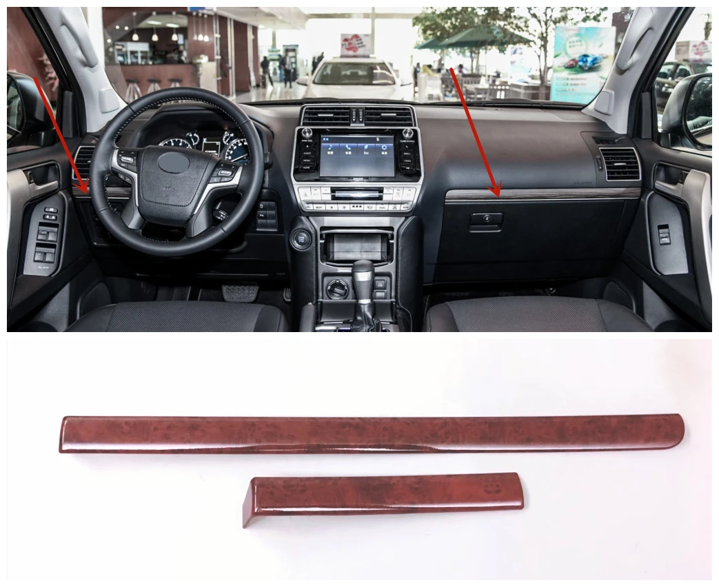 Подходит для левого руля матовый хром внутренняя Передняя панель приборной