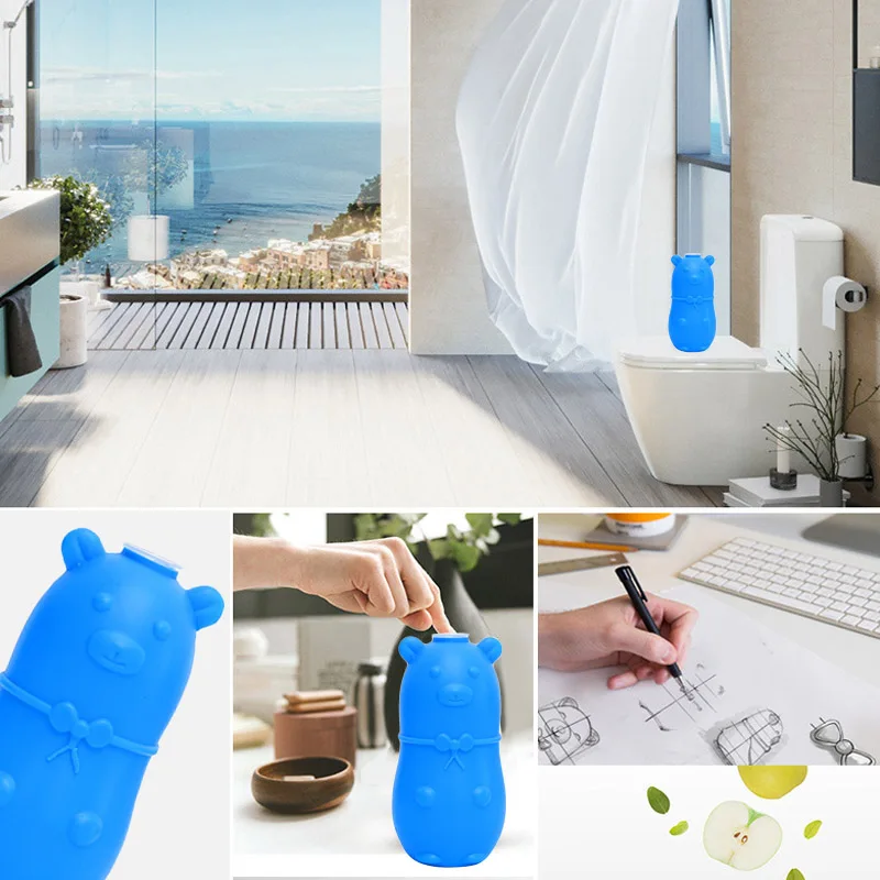 

Blue Automatic Toilet Bowl Cleaner Deodorant Antibacterial Cleaning Tools for Bathroom Toilet Tank BOM666