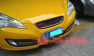 Coupe каркас из углеродного волокна передний бампер гриль решетка для Hyundai Genesis