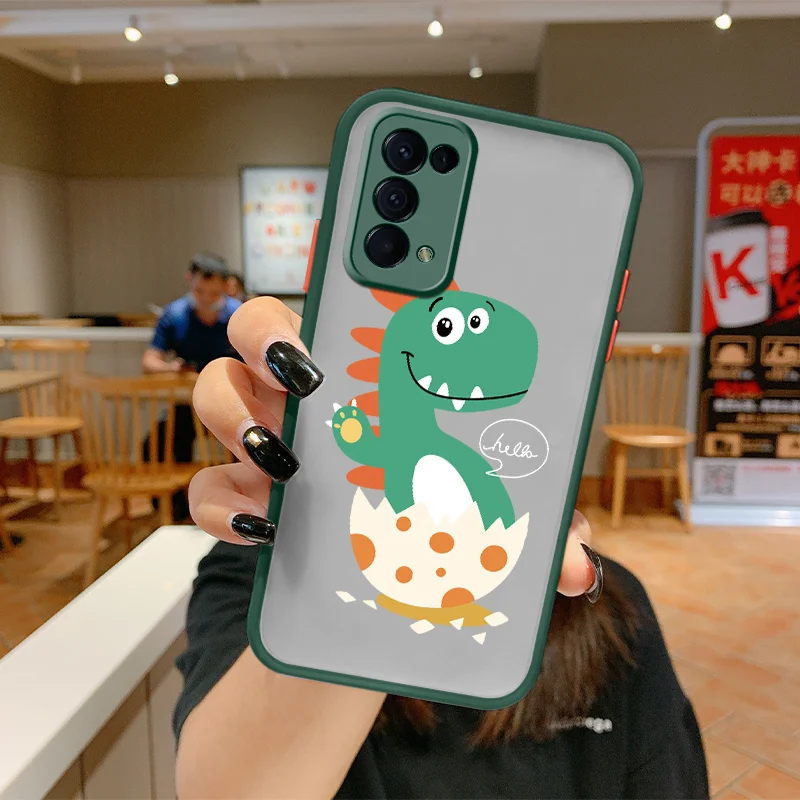 

Dinosaur Family Liquid Slicone Phone Cover OPPO Reno 6 5 4 6Pro Reno2 F9 F9Pro F19 F11 Pro F7 Findx3 Pro 6 6i 6Pro Soft Case