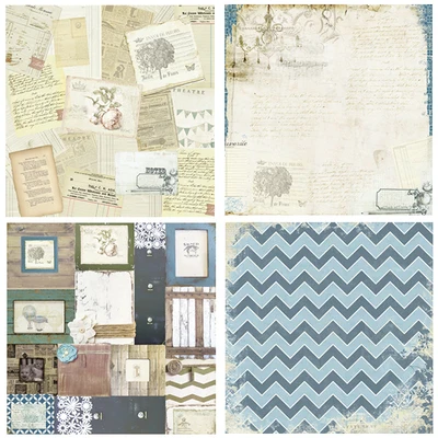 6&quot Retro Faraway Scrapbooking Background Paper Pack Home Deco Origami Art Card Making DIY Journaling Project Craft | Дом и сад