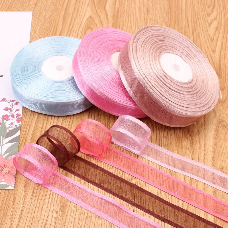 Лента 2 см с узлом-бабочкой Снежная пряжа аксессуары для волос ручной работы