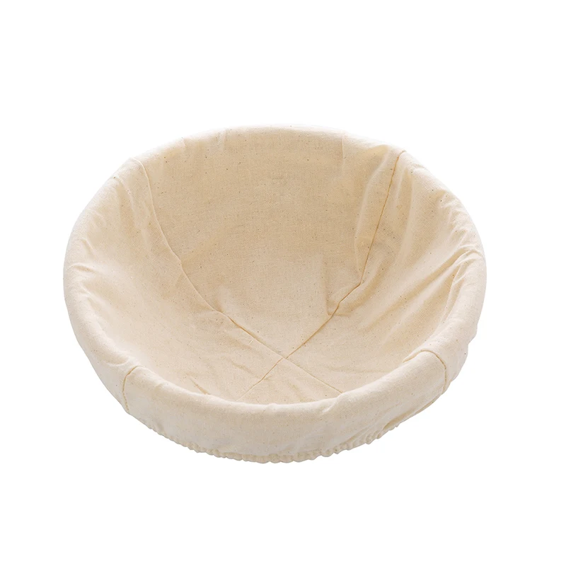 

Bread Fermentation Basket with Cloth Liner Round/Oval Dough Food Storage Container Rattan Bread Proofing Baskets Baking Tool