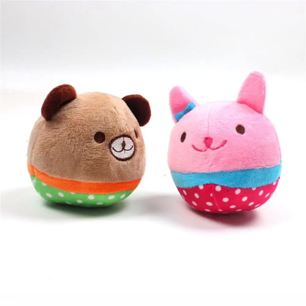 

Cute Stuffed Toy Pet Chew Squeak Toys Durability Dog Cat Plush Sound Toy Puppy Molar Squeaker Toy Pets Biting Fleece Doll