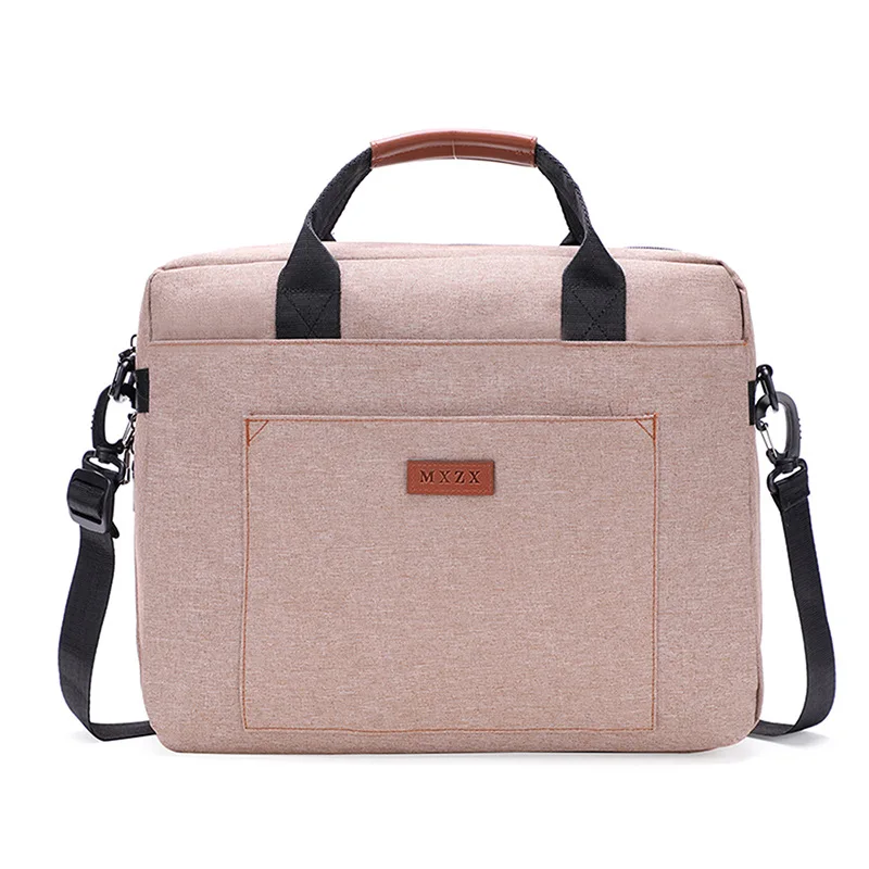 new all-in-one solid color business computer bag out of office fashion simple portable one shoulder breathable briefcase