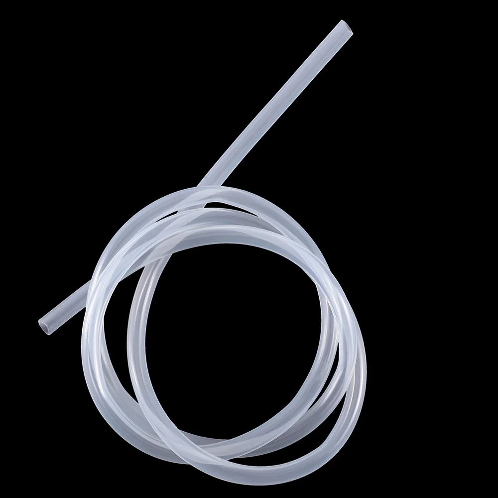 Гибкий 1 метр пищевой прозрачный силиконовый резиновый шланг 2 3 4 5 6 7 8 10 мм Диаметр