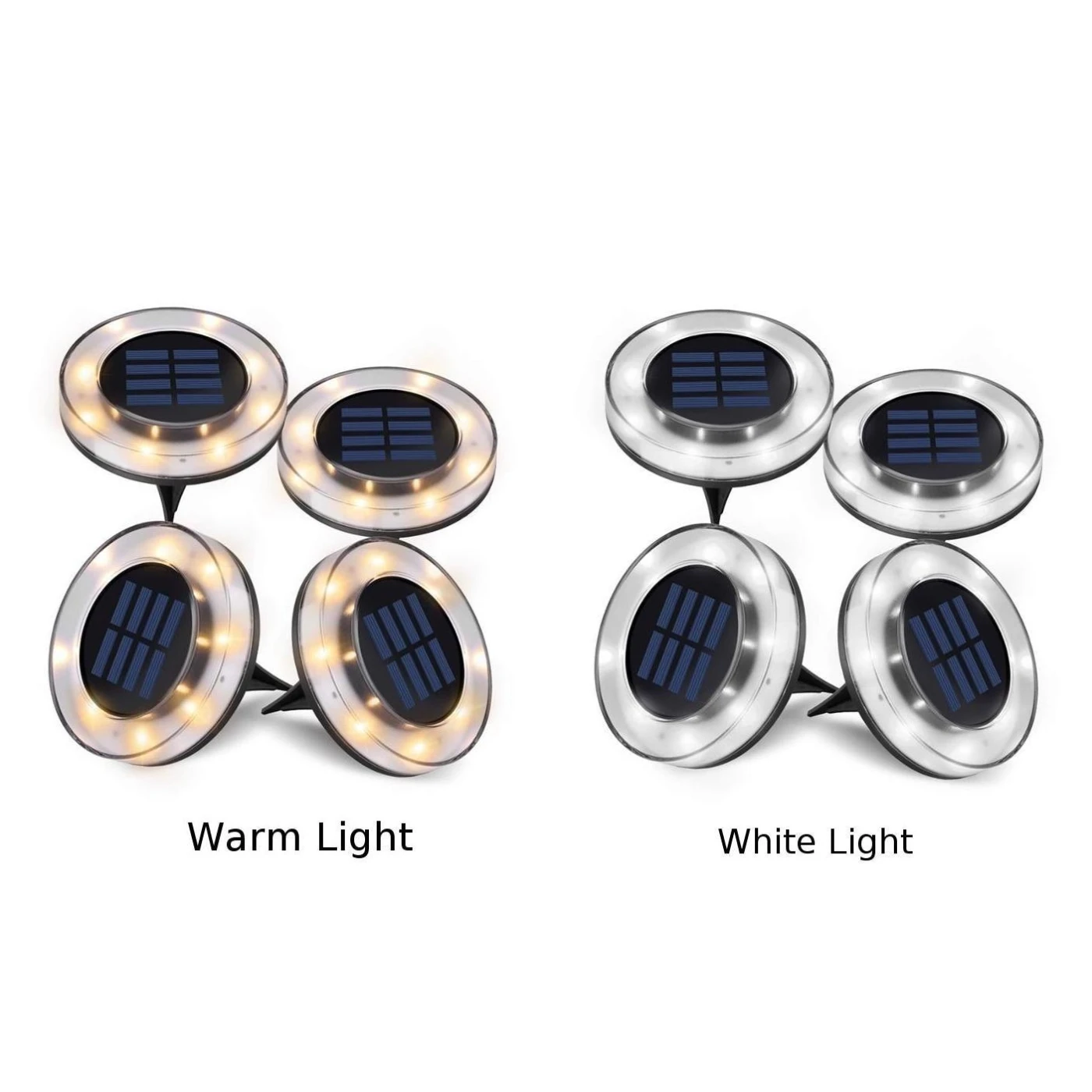 4 шт./компл. 8 светодиодный подземный светильник уличный садовый фонарь