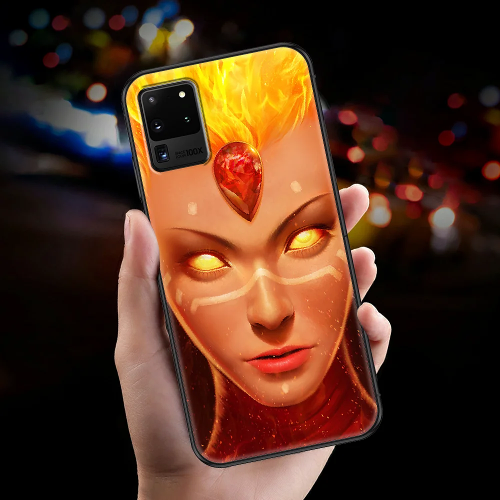 Dota 2 Defense of the Ancients Phone case For Samsung Galaxy Note 4 8 9 10 20 S8 S9 S10 S10E S20 Plus UITRA Ultra black pretty | Мобильные