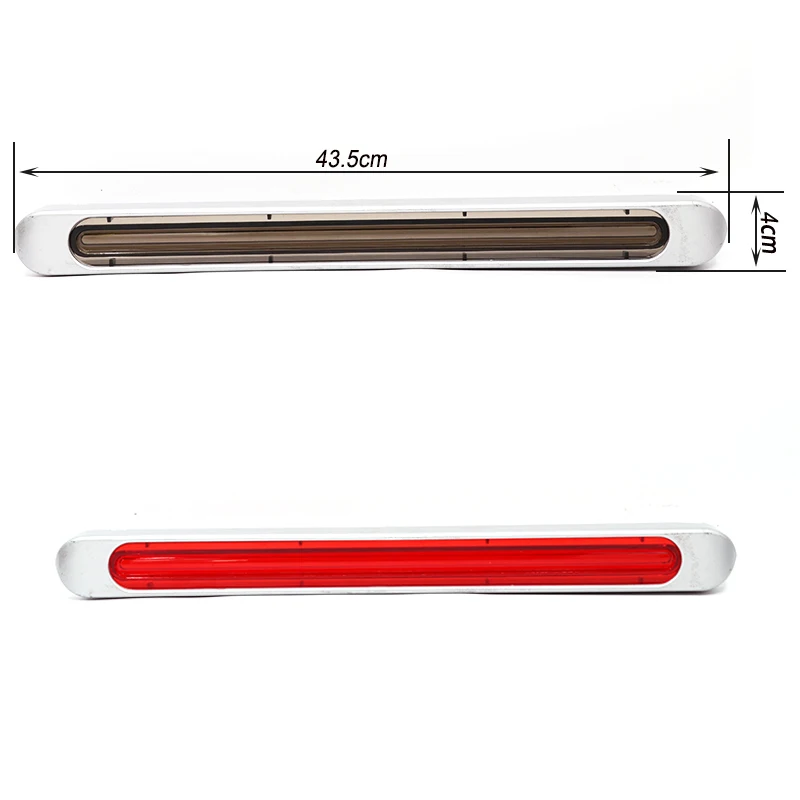 2pcs Waterproof 72LED light guide two-color water steering taillights ATV Trailer Truck LED Tail Light Lamp Car Taillight Revers |