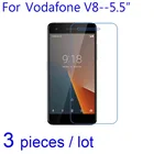 Для Vodafone Smart V8 защита для экрана, 3 шт.лот, мягкая прозрачнаяматоваянано Взрывозащищенная защитная пленка для мобильного телефона