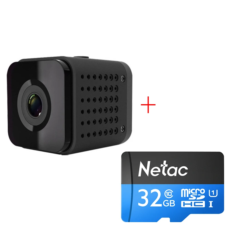 HDQ13 32GBTFCard Мини Портативный Wifi IP мини DV камера очень маленькая система Скрытого видеонаблюдения микро Wifi Беспроводная камера мини DV ночного видения CCTV; аудио камера - Цвет: HDQ13 32GBTFCard