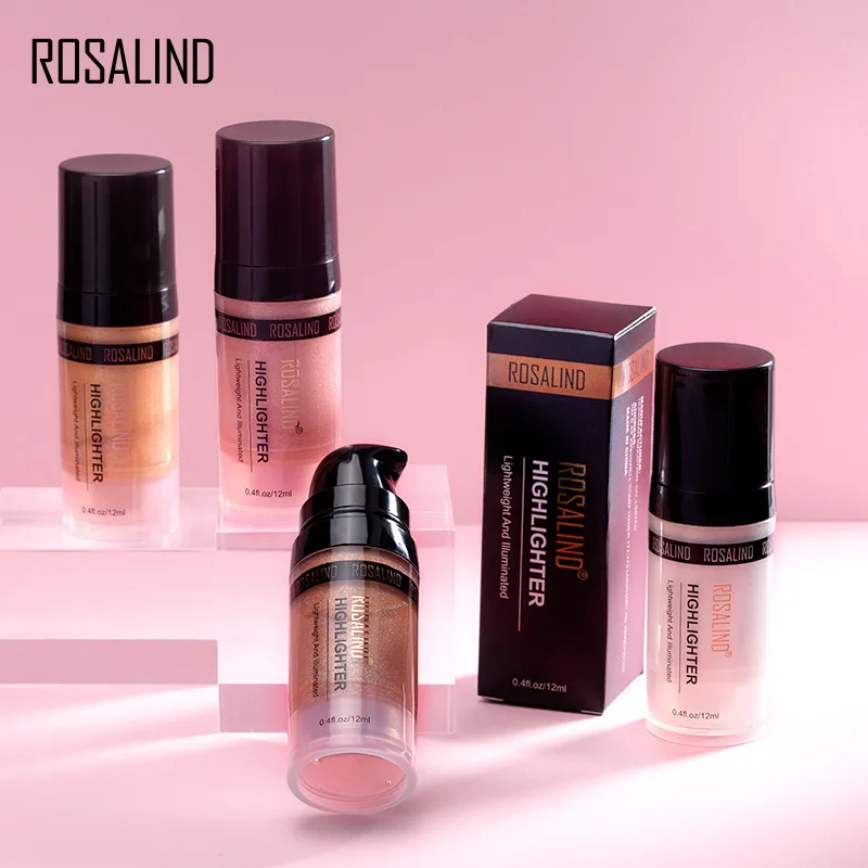 Хайлайтер ROSALIND для макияжа бронзер осветлитель Женский полный объем 12 мл