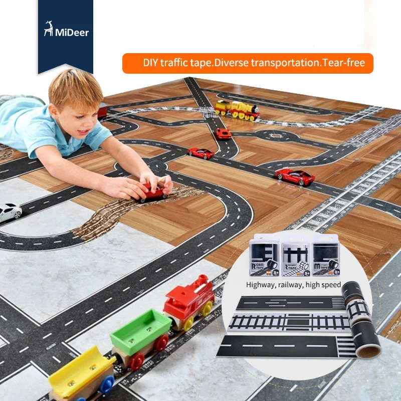 MiDeer Детские Классические игрушки дорожная лента без следа воображение дорога
