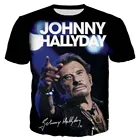Новое поступление, популярная французская футболка с 3D принтом Джонни Хелли, мужские и женские модные футболкитолстовкисвитшотыжилетытопы, Прямая поставка