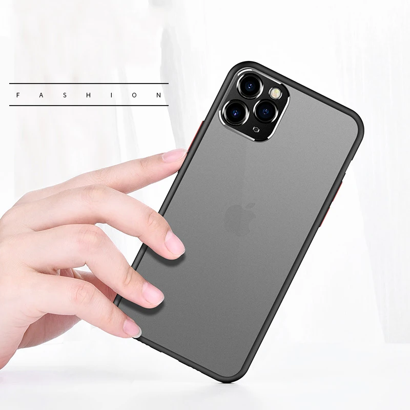 Матовый чехол для телефона Apple iPhone X XR XS 11 Pro Max 8 7 6S 6 Plus защитный прозрачный мягкий