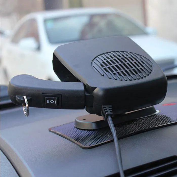 12V Портативный Керамический нагревательный охлаждающий нагреватель вентилятор