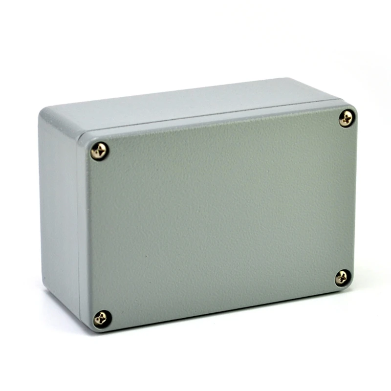 FA2-1 120x80x55 мм IP65 водонепроницаемый алюминиевый распределительная коробка Электронный Терминал герметичный литой металлический корпус чехол с разъемом