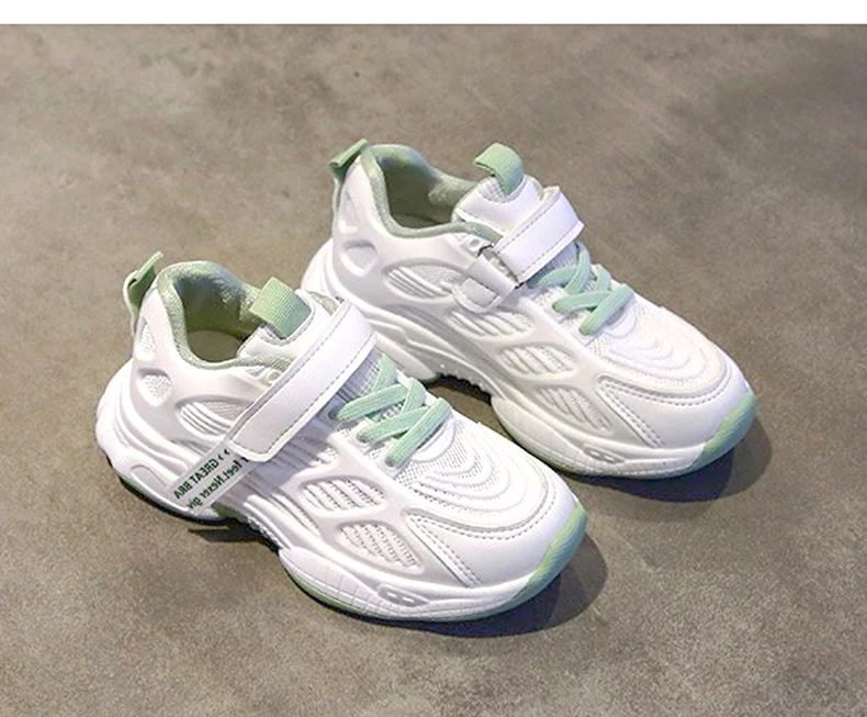 

Breathable Baby Shoes Anti Slip Mesh Sport Soft Bottom Sneakers Boys Velcro Running Zapatillas Para Ninas Casual Shoes BE50SH