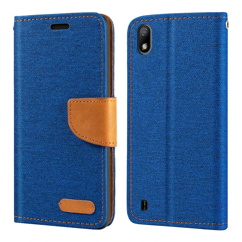 

Чехол-кошелек из кожи Оксфорд для ZTE Blade A7 2019 с мягкой задней крышкой из ТПУ, магнитный чехол-книжка для ZTE Blade A7 2019