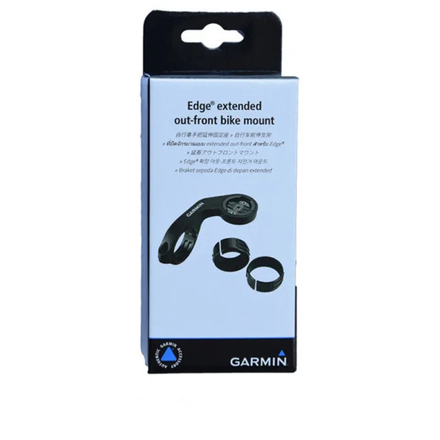 with box Garmin вытягивается на креплении спереди держатель для велосипеда компьютерный крепление для край 20/25/200/500/510/520/800/810/1000 - Цвет: with box