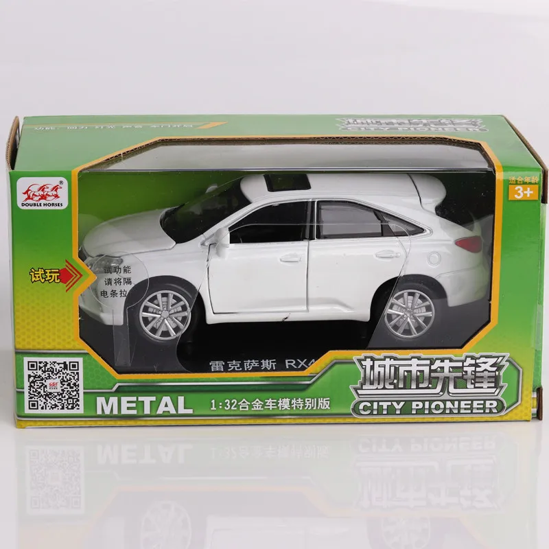 White with box Литые под давлением 1:32 машинки из цинкового сплава модель LEXUS Rx450 King of Sound светильник автомобиль откатные детские игрушки для мальчиков грузовик Игрушечная модель самолета ZW - Цвет: White with box