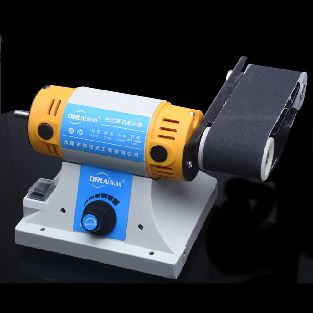220 V, мульти-функциональное электрическое ленточно-шлифовальный станок, дерево, металл, нефрит шлифовальная полировальная машинка Y - Цвет: Right Belt Sander