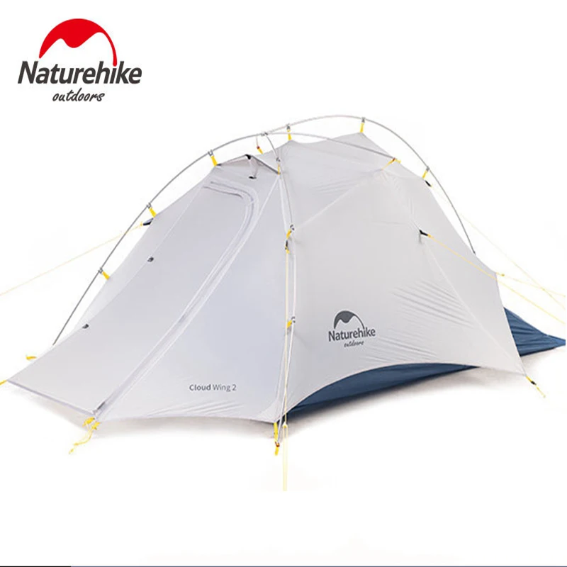 

Naturehike Cloud Up Wing 2 Men Tent 15D Silicon Coated Nylon Ultralight Portable Windproof Tents For Outdoor Camping Hiking
