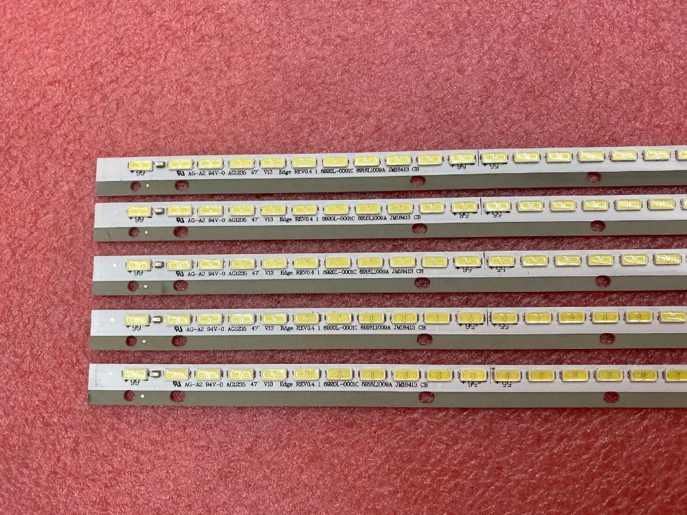 Новинка, 5 шт./лот 66 светодиодный 597 мм светодиодный подсветка полосы 4" V13 6920-0001C 6916L1009A 6916L1009B для KDL-47R500A 6922L-0043A 0065A