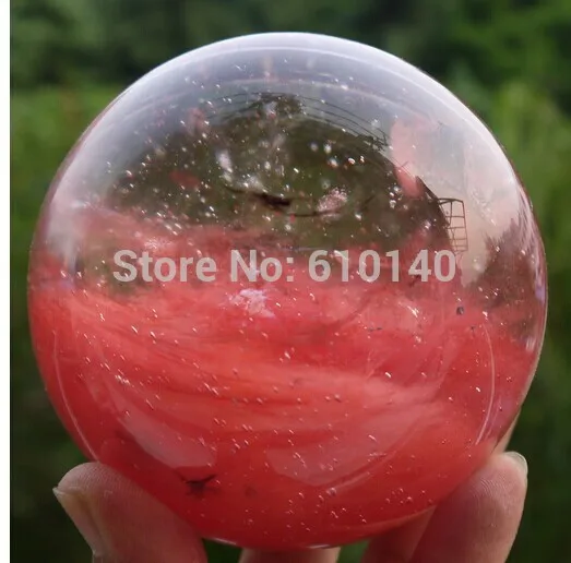 99MM Red Smelt Quartz Crystal Ball Sphere A036 | Дом и сад