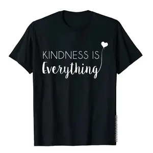 Cotton Men Kindness Is Everything Shirt Cute Positive Resist Political T-Shirt Cool Tops Tees Popular Crazy